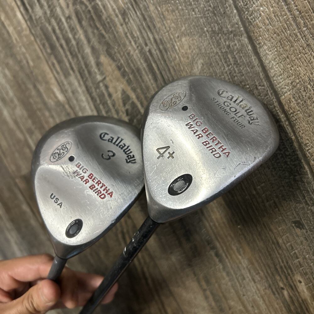 Callaway Big Bertha War Bird 10° Driver 3 & 4 Wood Graphite shaft mixed flex